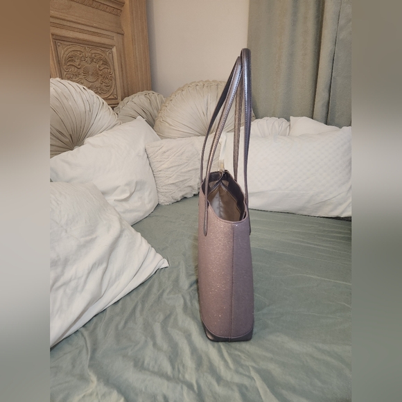 Kate Spade New York Lilac Frost Tinsel Glitter Tote Bag NWOT - Picture 4 of 8